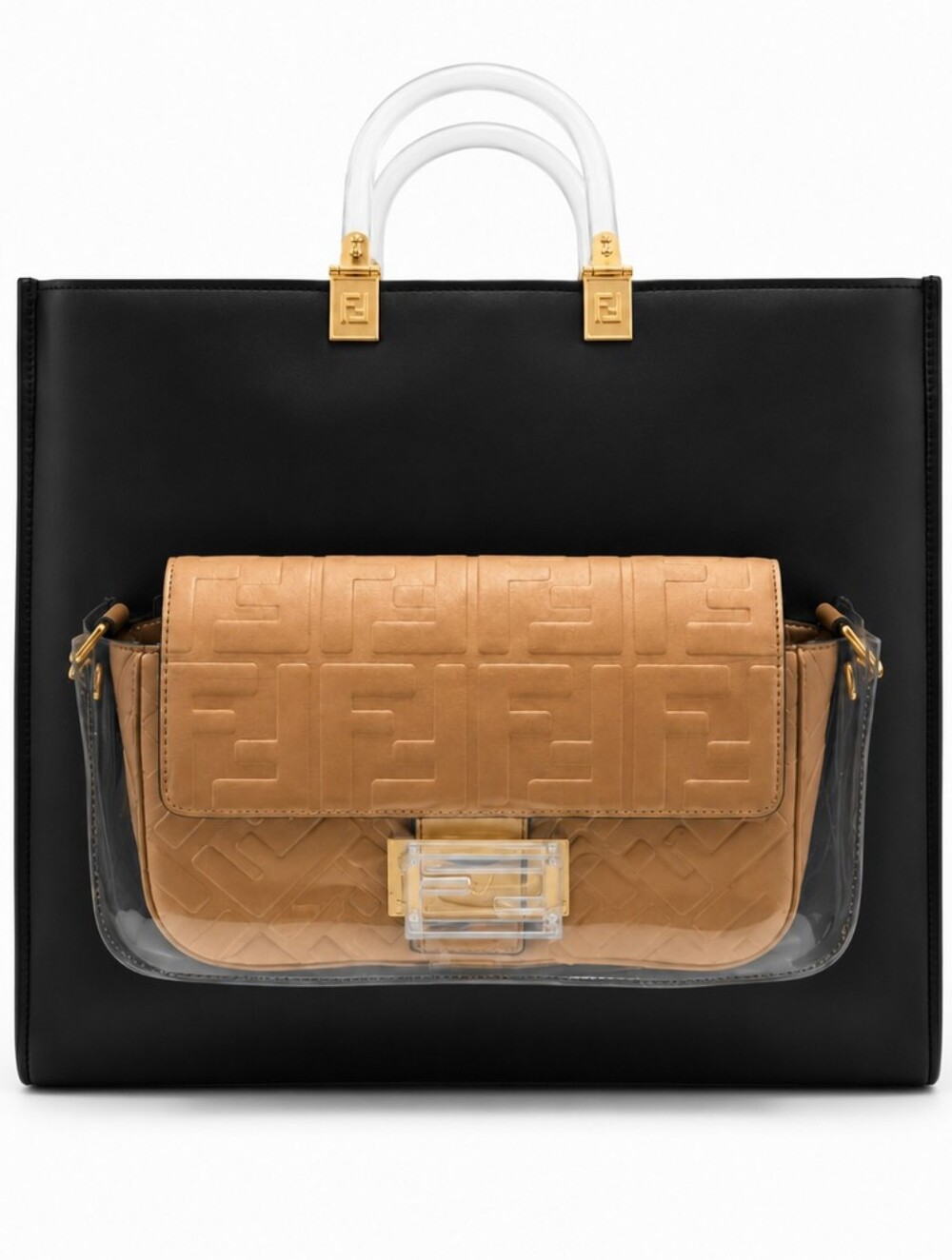 Fendi FF Motif Sunshine Tote